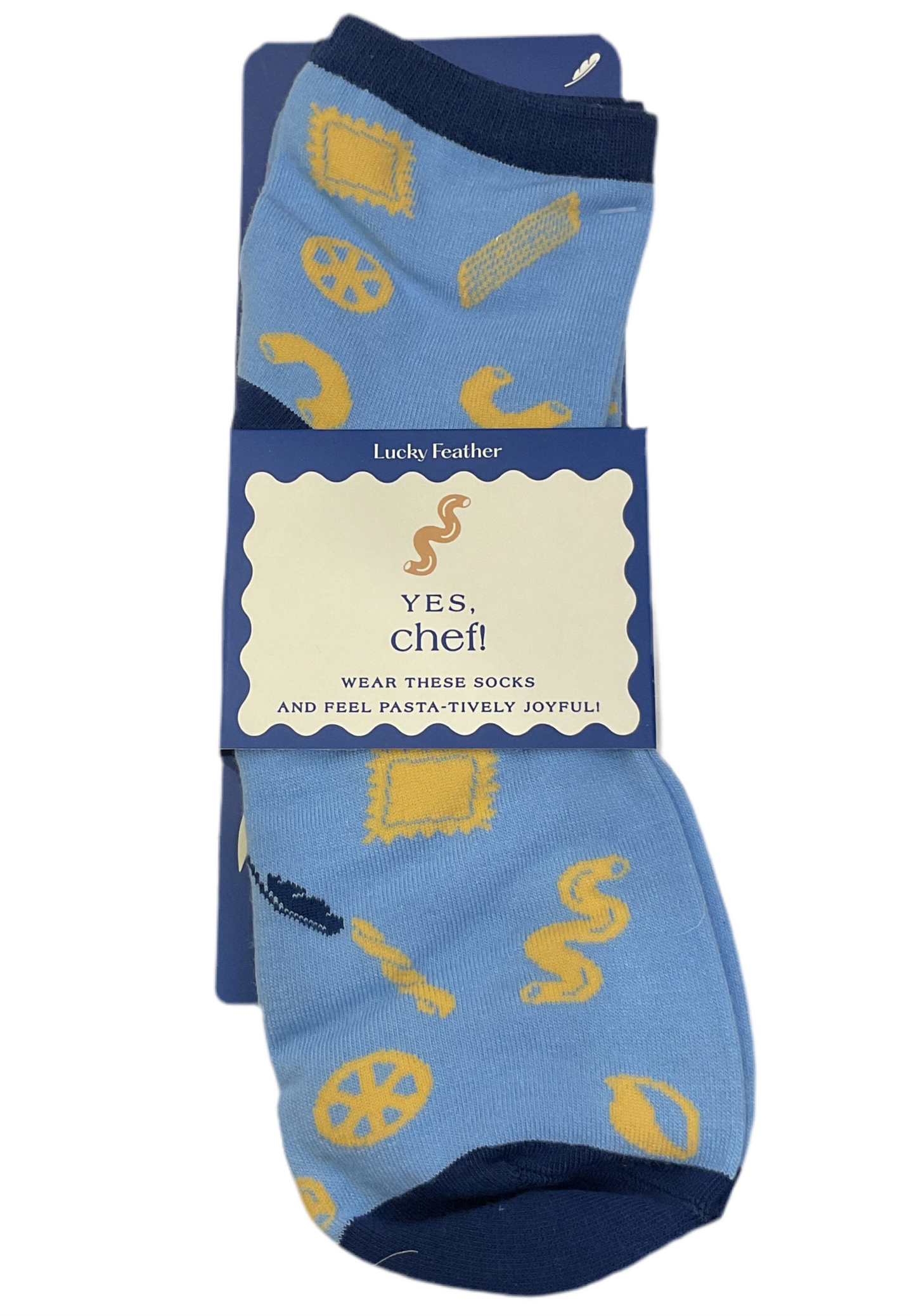 Lucky Feather- Yes Chef Pasta Socks