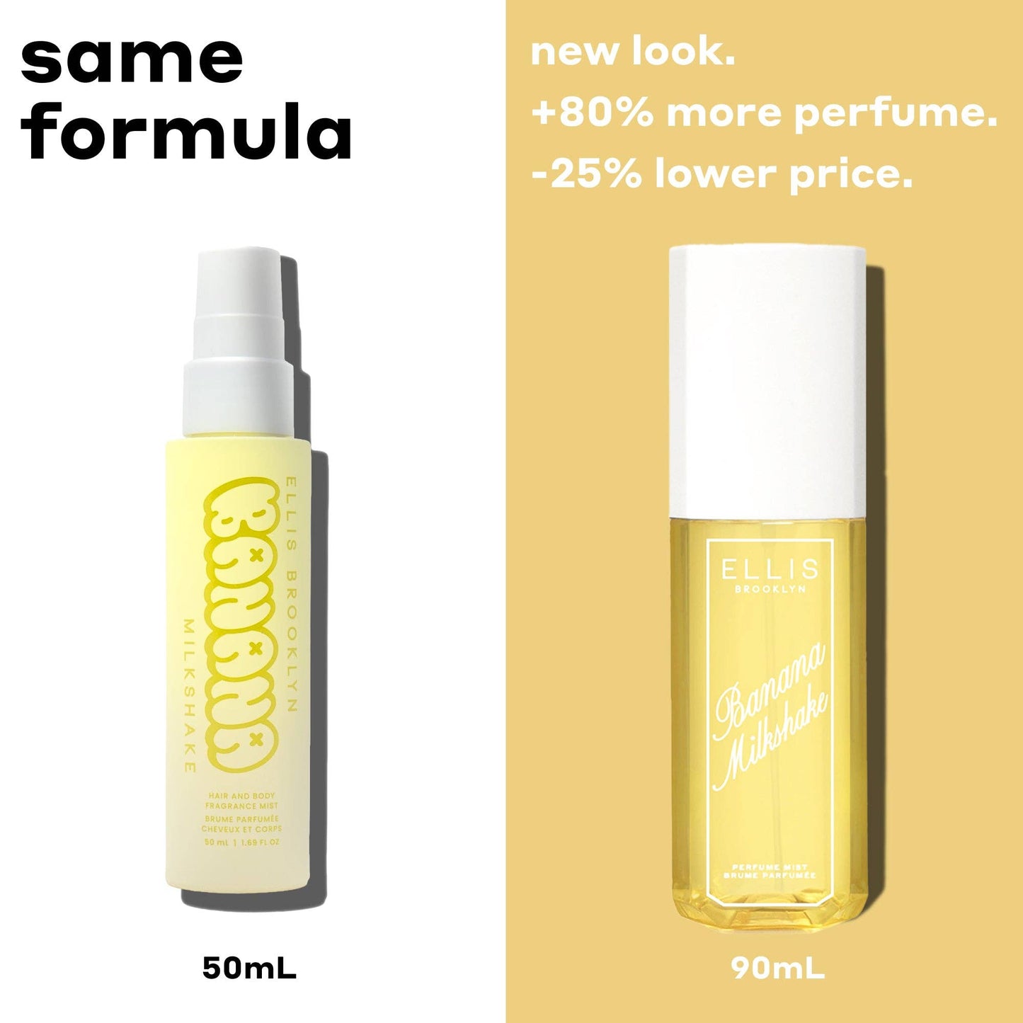 Ellis Brooklyn - BANANA MILKSHAKE Perfume Mist 90ml