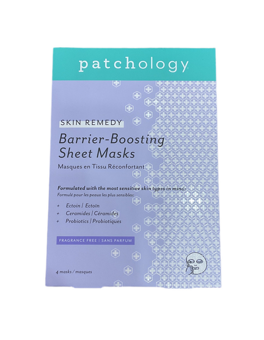 Patchology- Barrier Boosting Sheet Masks 4 PACK