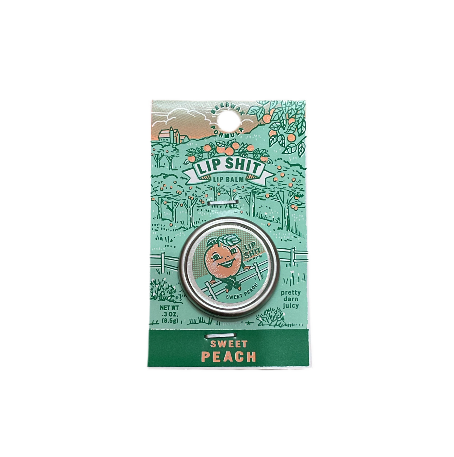 BLUE Q LIP SHIT SWEET PEACH