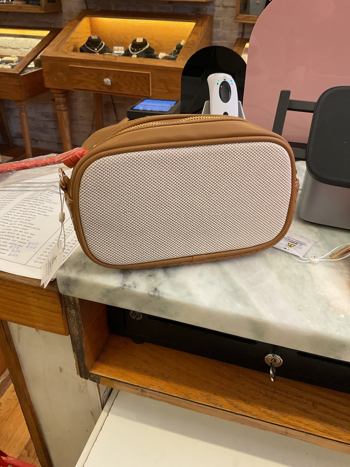 Shiraleah frankie camera bag natural