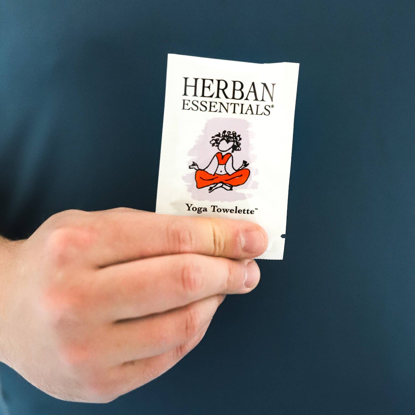 Herban Essentials - Yoga Towelettes - 20 Individual Essential Oil Wipes