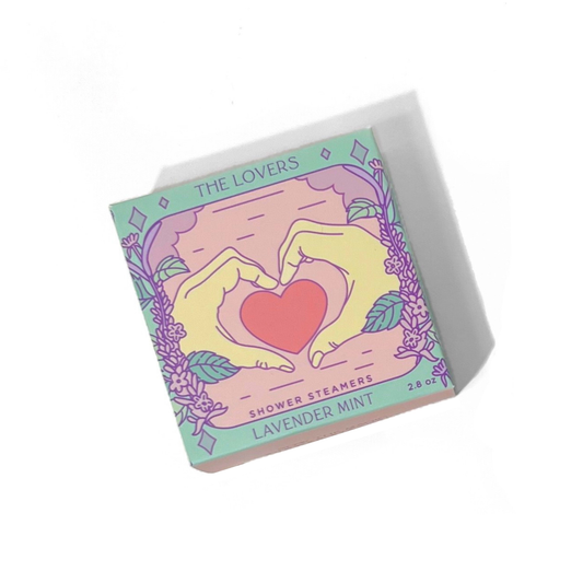 Sow the Magic - The Lovers Shower Steamer Set in Lavender Mint