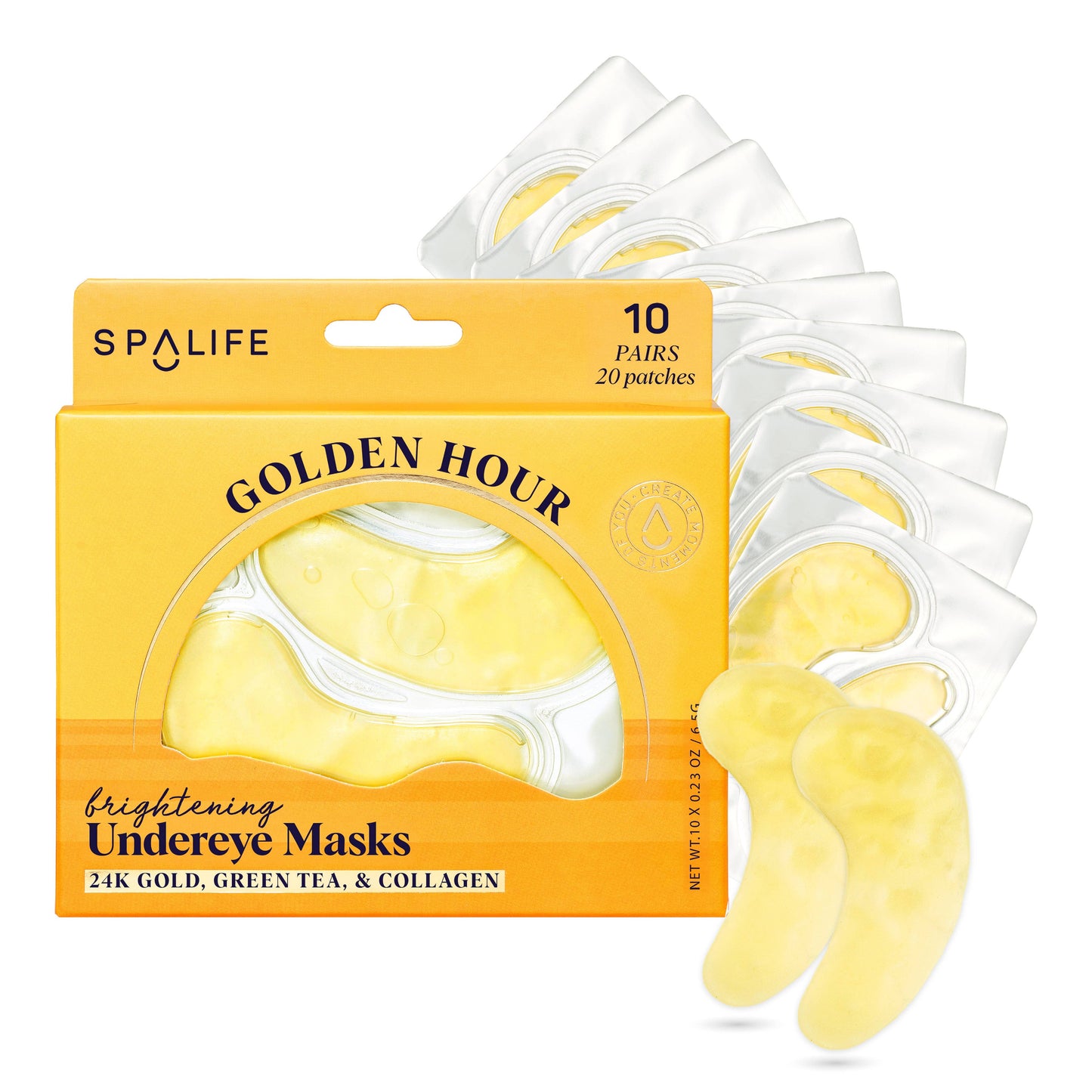 My Spa Life - Golden Hour Brightening Undereye Patches l 10 Pack
