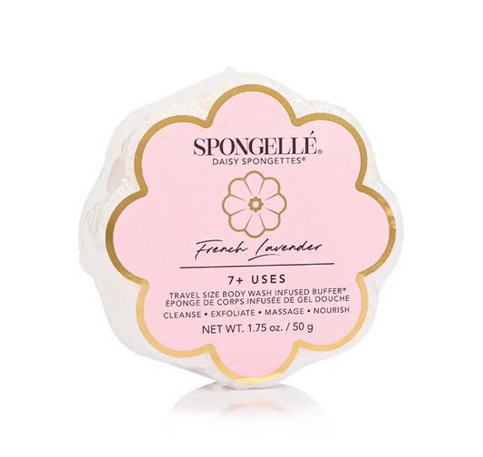 SPONGELLÉ - Travel Size Body Wash Infused Buffer - French Lavender
