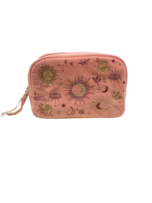 Elizabeth Scarlett- Boho Mysticism Velvet Makeup Bag