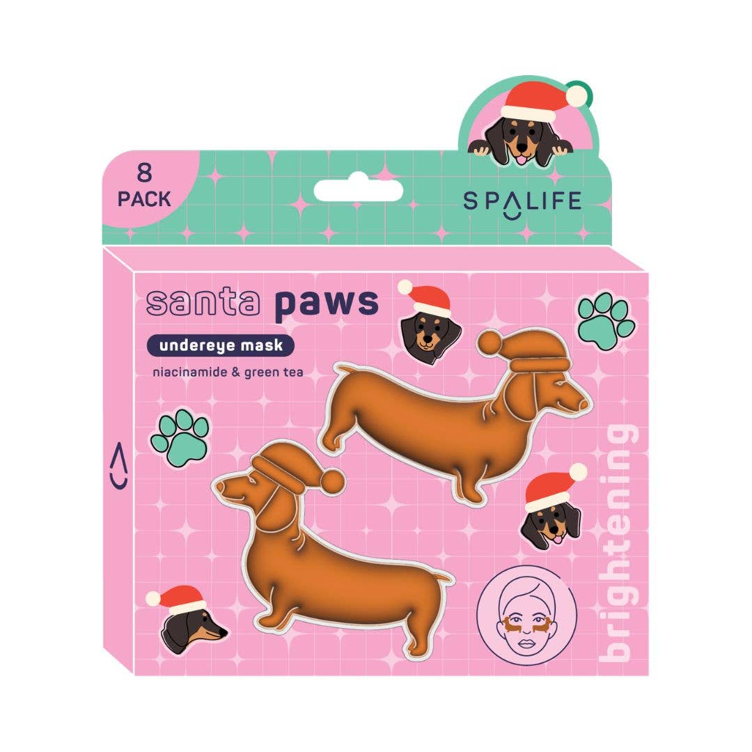 My Spa Life - Christmas Holiday Santa Paws Brightening Undereye Patches | 8 Pk