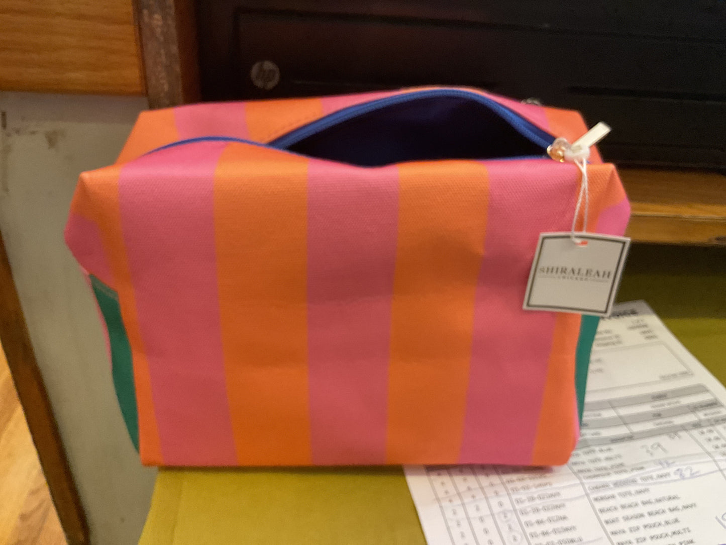 Shiraleah taormina zip pouch pink