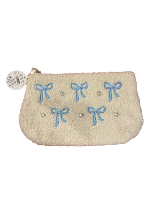 The Darling Effect - Teddy Bow Pouch - BLUE
