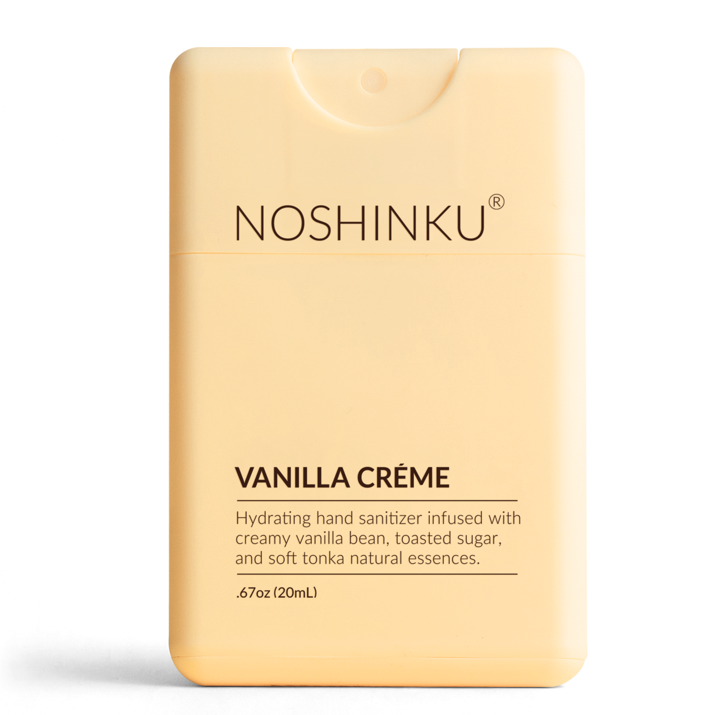 Noshinku - Refillable Vanilla Créme Hydrating Hand Sanitizer Spray: Default Title