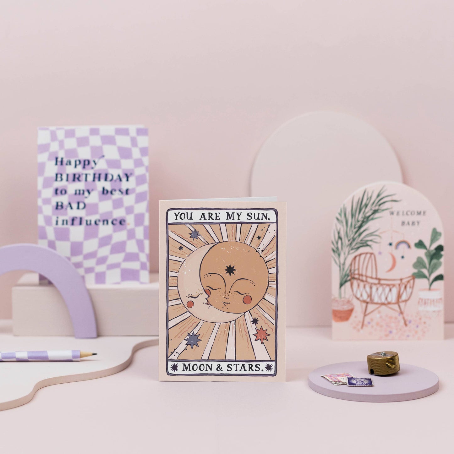 Sister Paper Co. - Sun, Moon & Stars Card | Love Card | Anniversary Cards