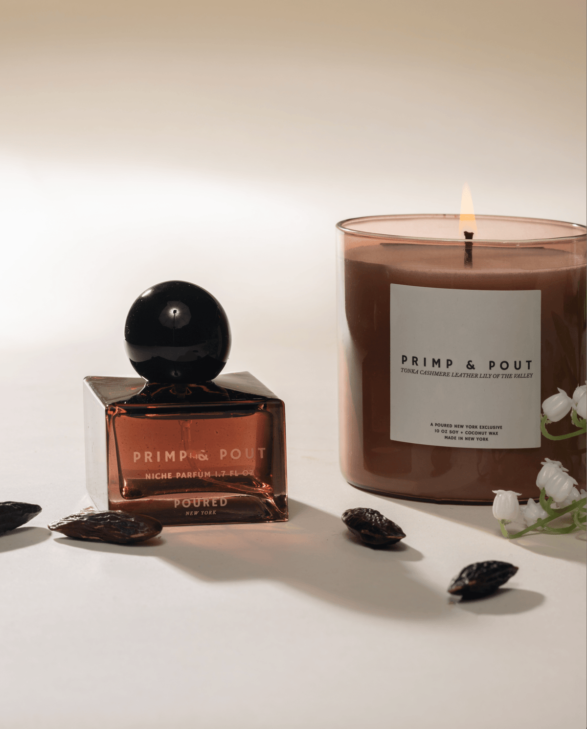 Poured New York - Primp & Pout | Poured New York: 10 OZ Soy Coconut Wax Candle