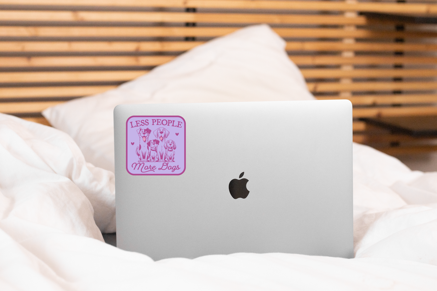 Yarnival - Less People More Dogs Sticker