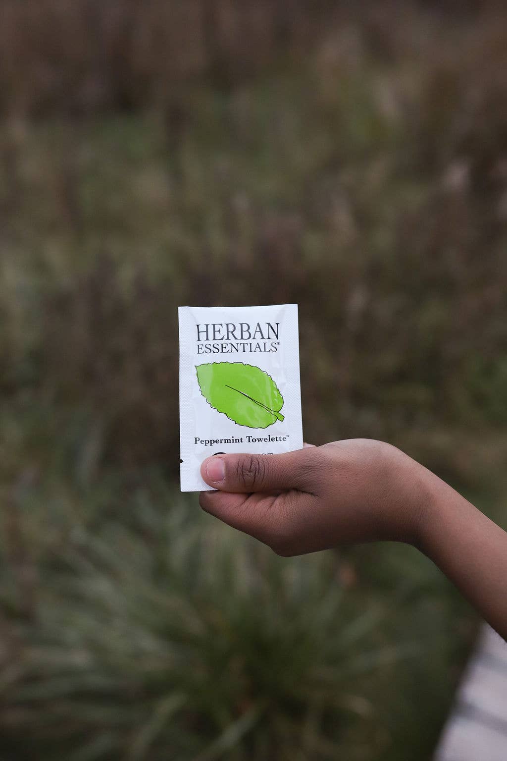 Herban Essentials - Peppermint Towelettes  - 7 Individual Essential Oil Wipes