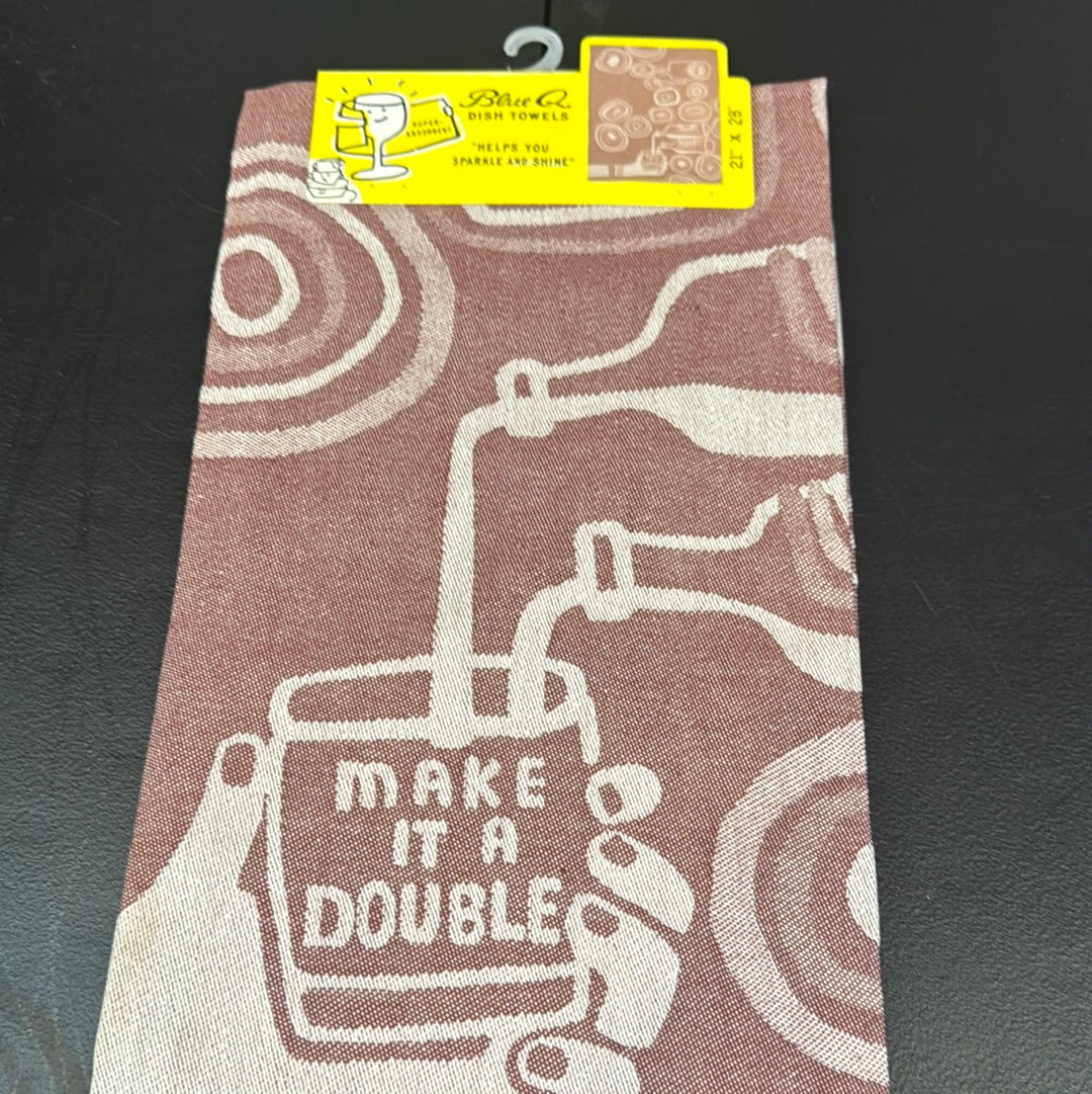 Blue Q make it a double dish towel