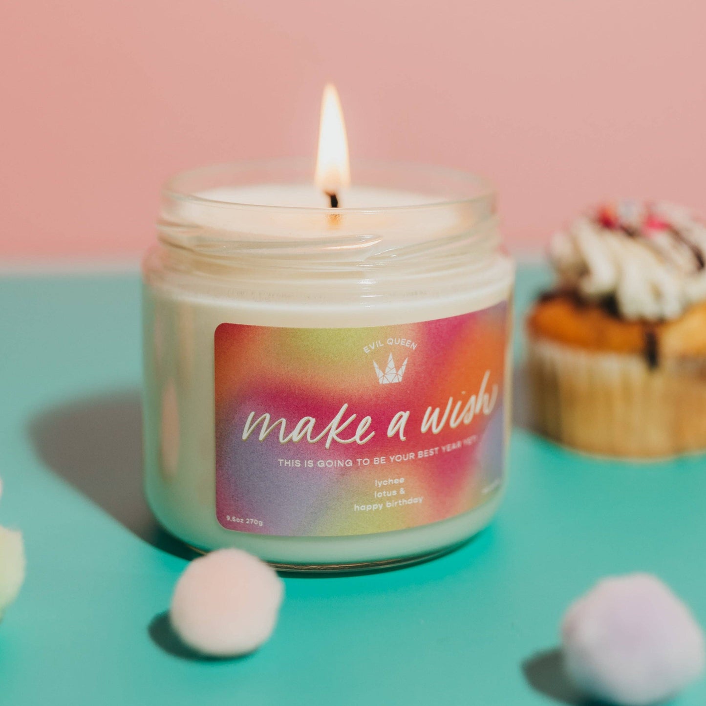 Evil Queen - Make A Wish Candle - Vanilla Cake Pop