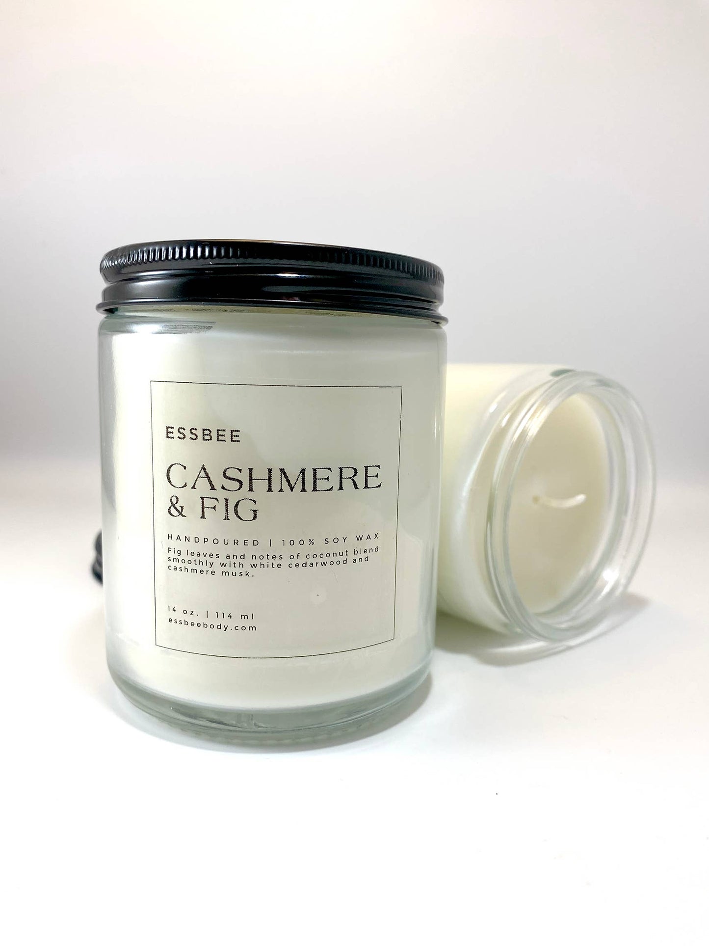 Cashmere & Fig Hand-poured 100% Soy Wax Candle