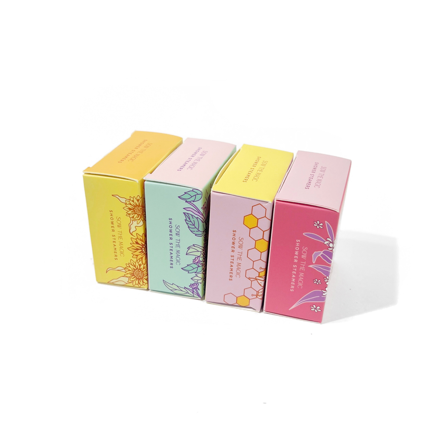 Sow the Magic - The Lovers Shower Steamer Set in Lavender Mint