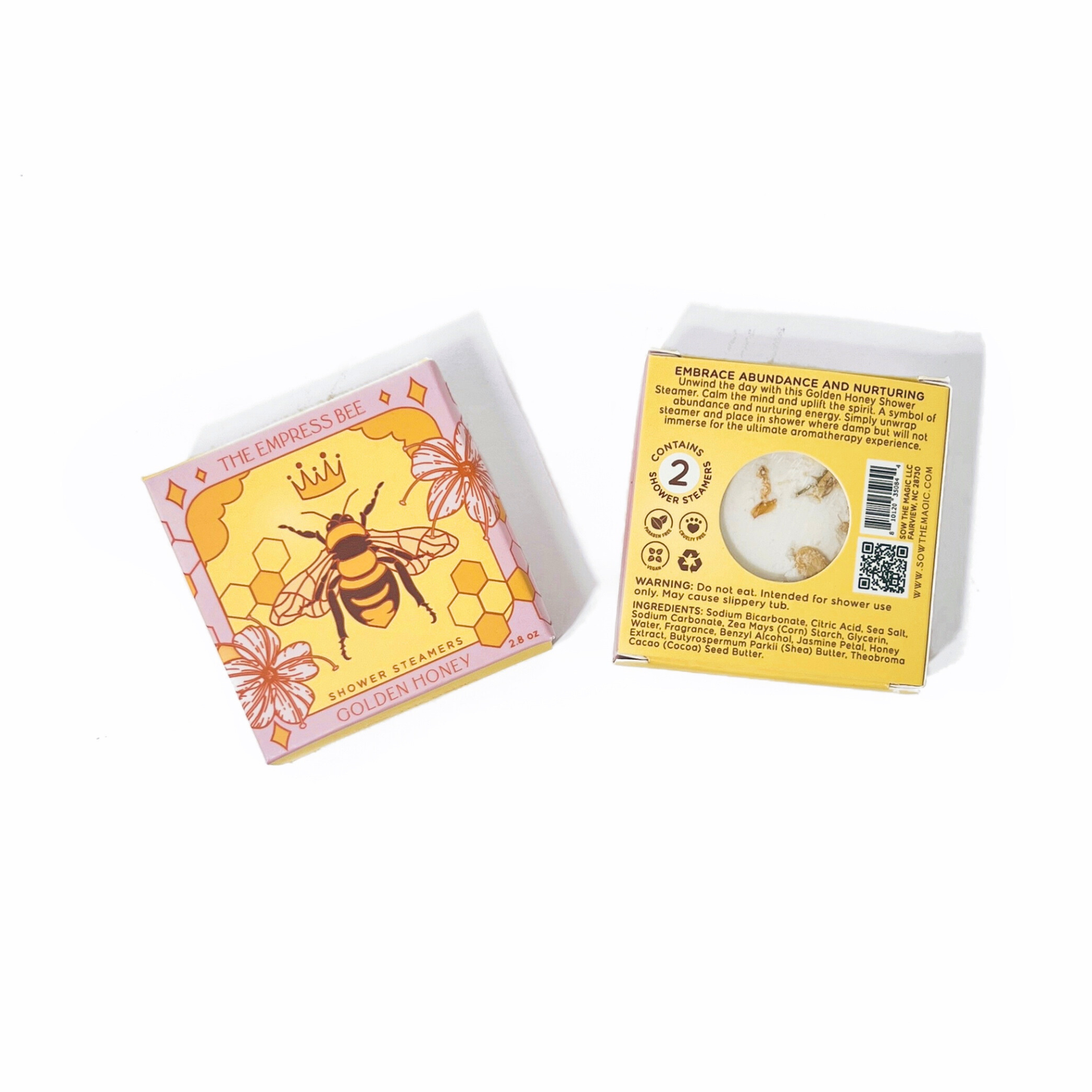 Sow the Magic - The Empress Bee Shower Steamer Set in Golden Honey