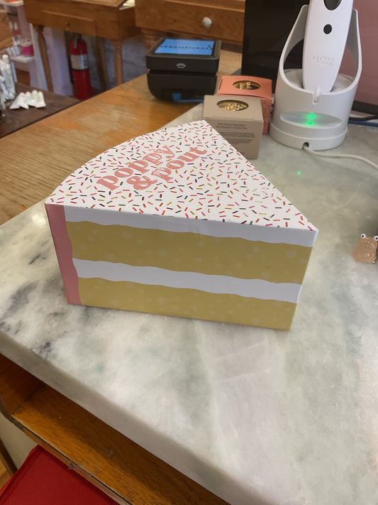 Poppy & Pout Birthday Cake lip care duo set