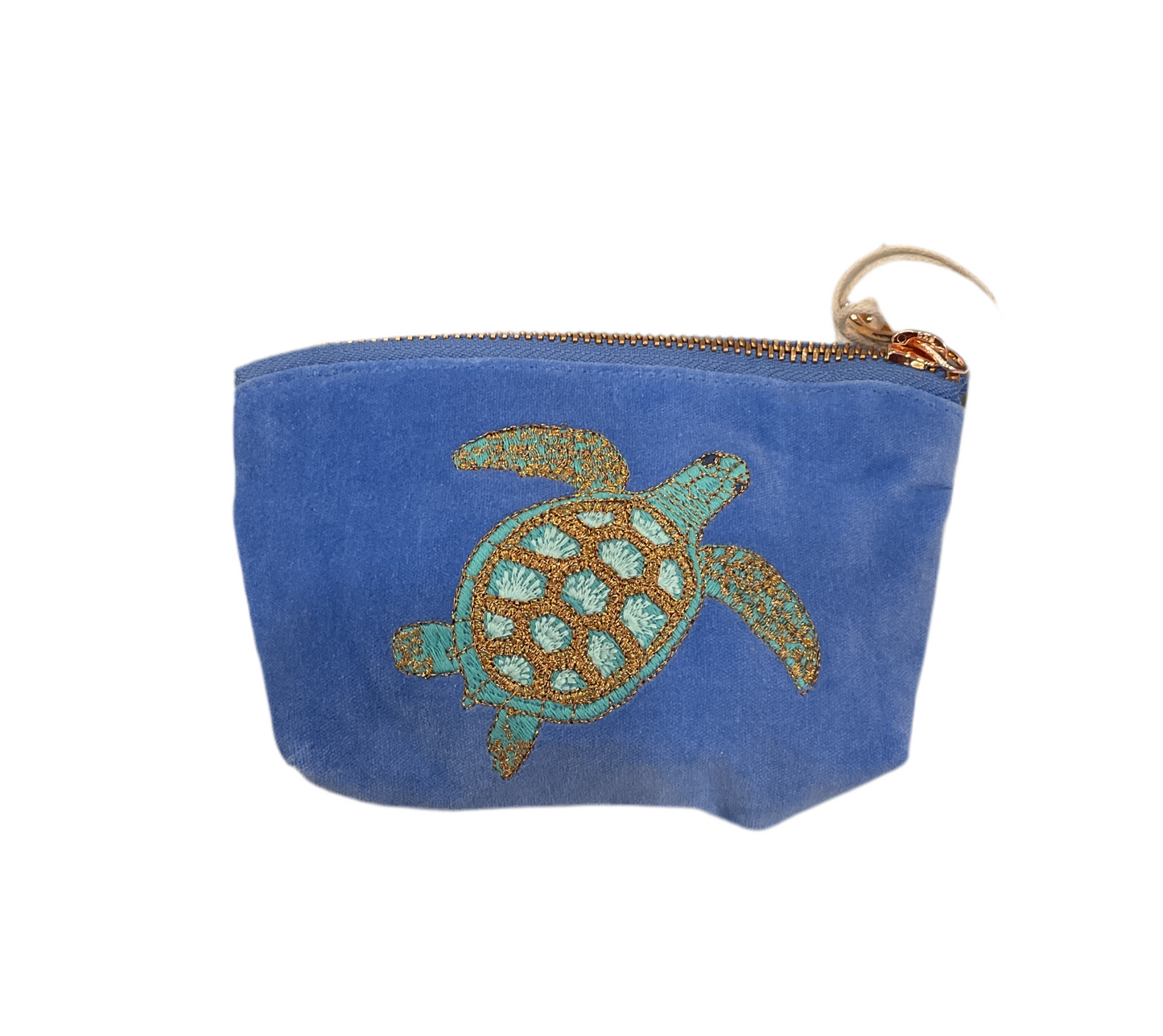 Elizabeth Scarlett- Swimming Turtle Coin Purse - Caribbean Blue