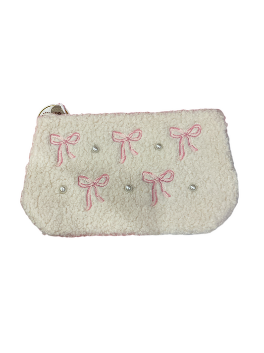 The Darling Effect - Teddy Pouch Bows - PINK