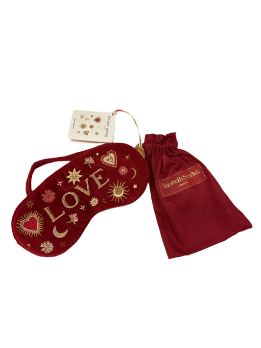 Elizabeth Scarlett- LOVE Sleep Eye Mask