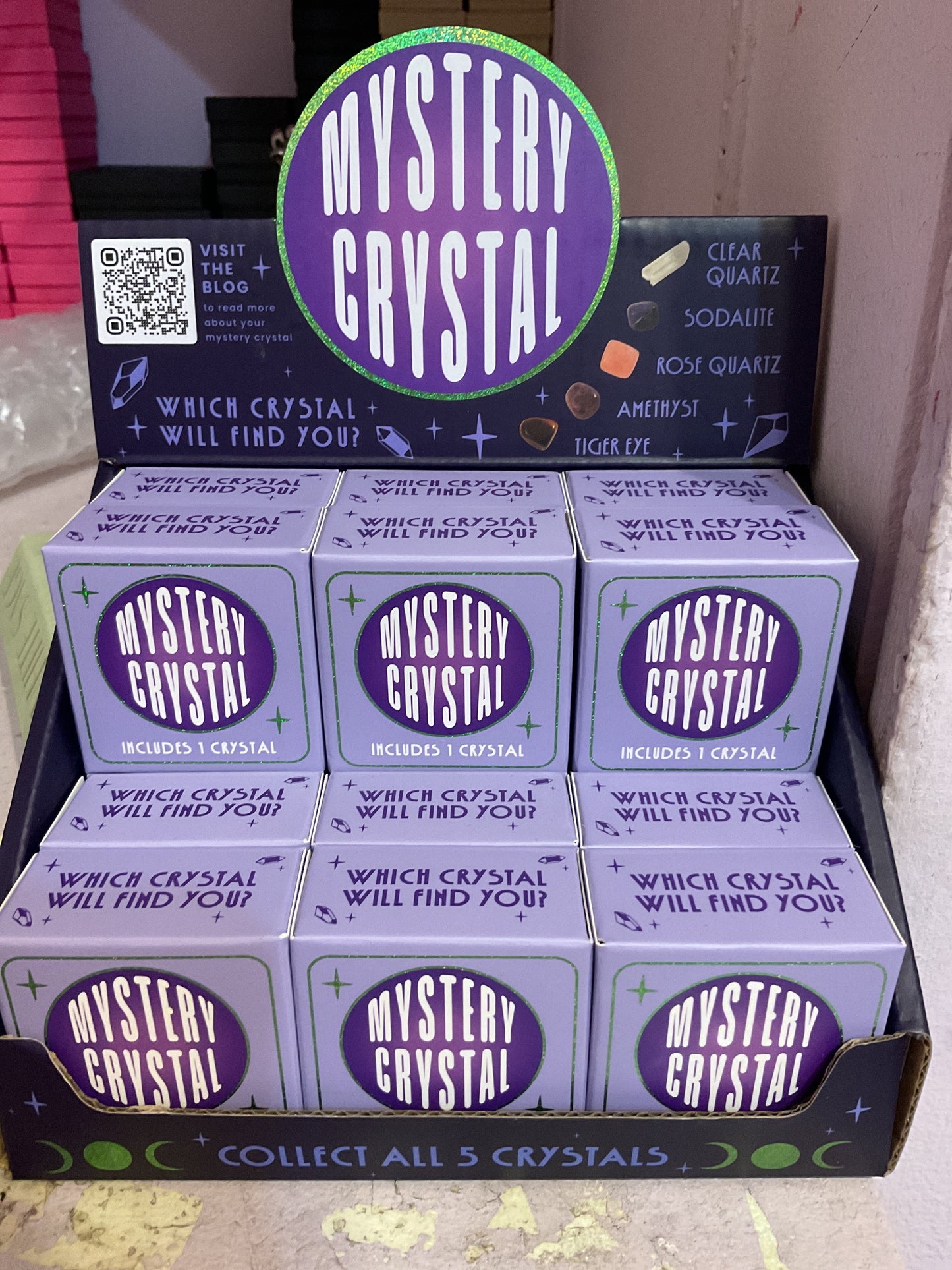 Shoppe Geo mystery crystal box