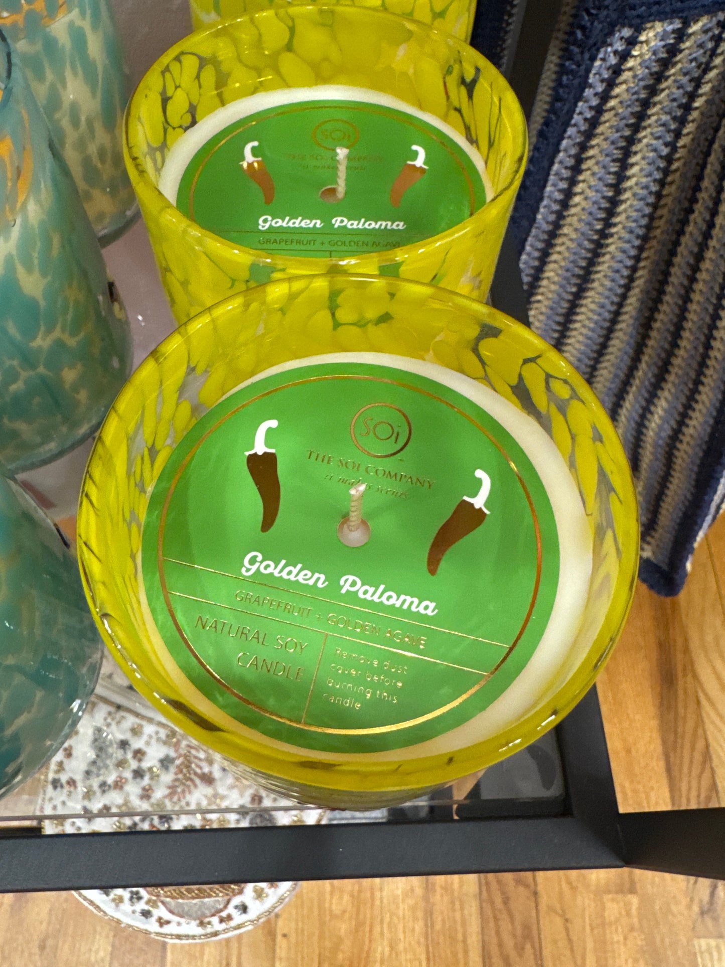 SOI golden Paloma candle