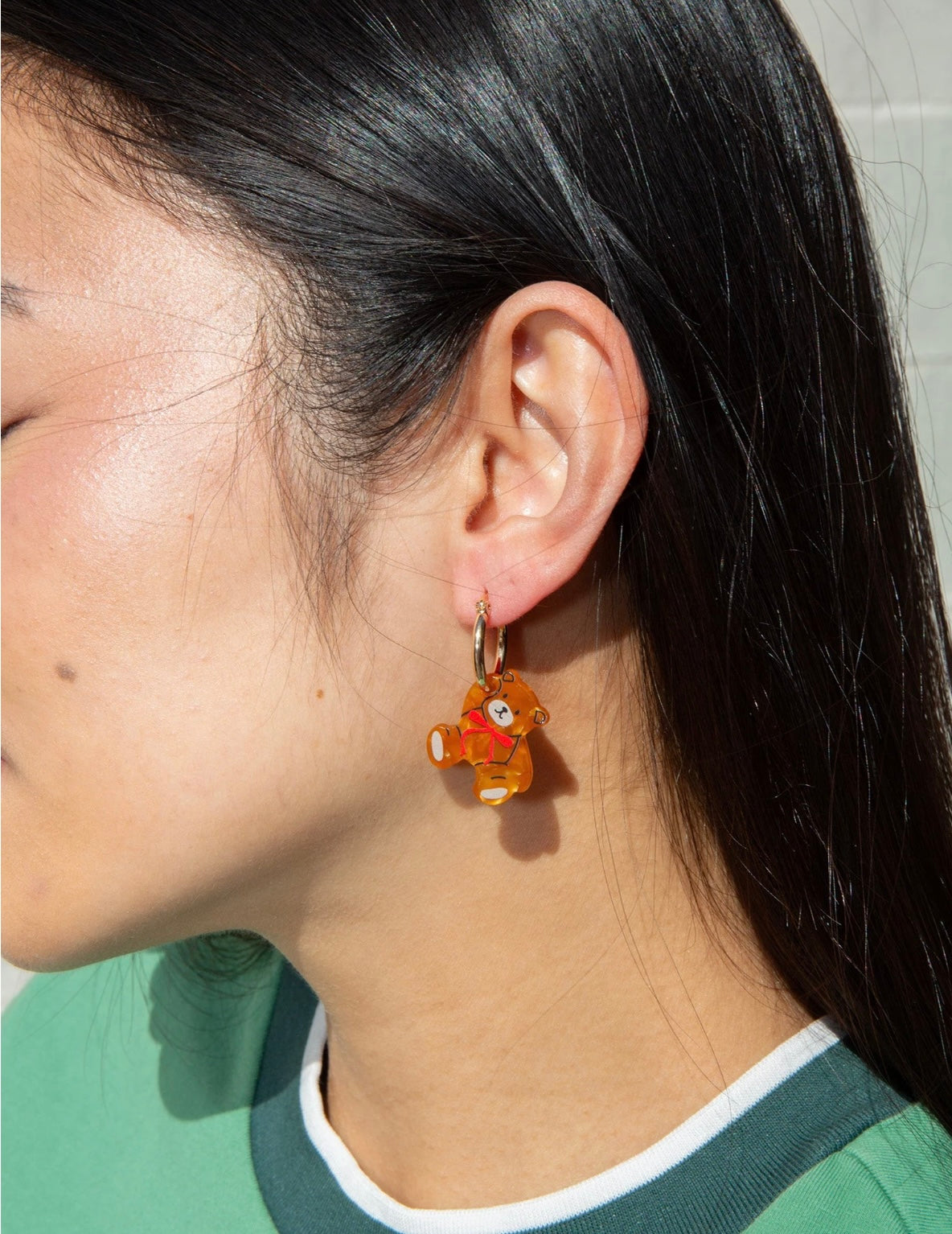 Eat My Socks- Earrings- Teddy Bear