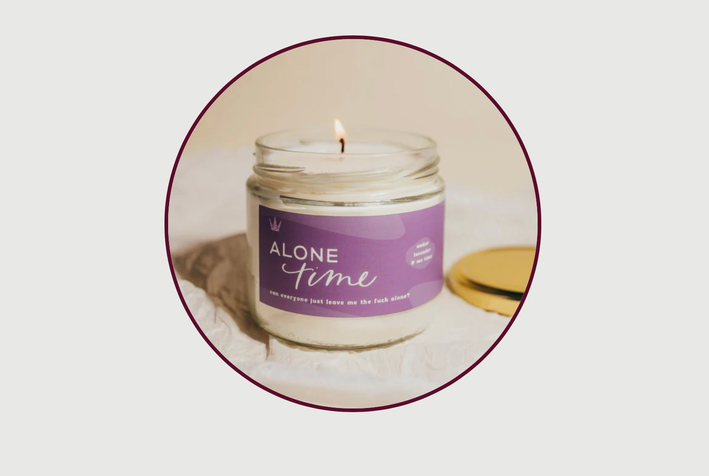 Evil Queen- Alone Time - 100% Soy Candle