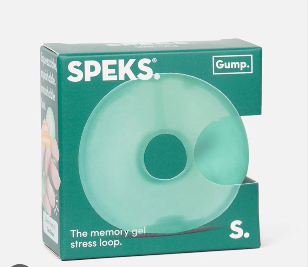 Speks- Memory Gel Stress Loop : Sea Glass