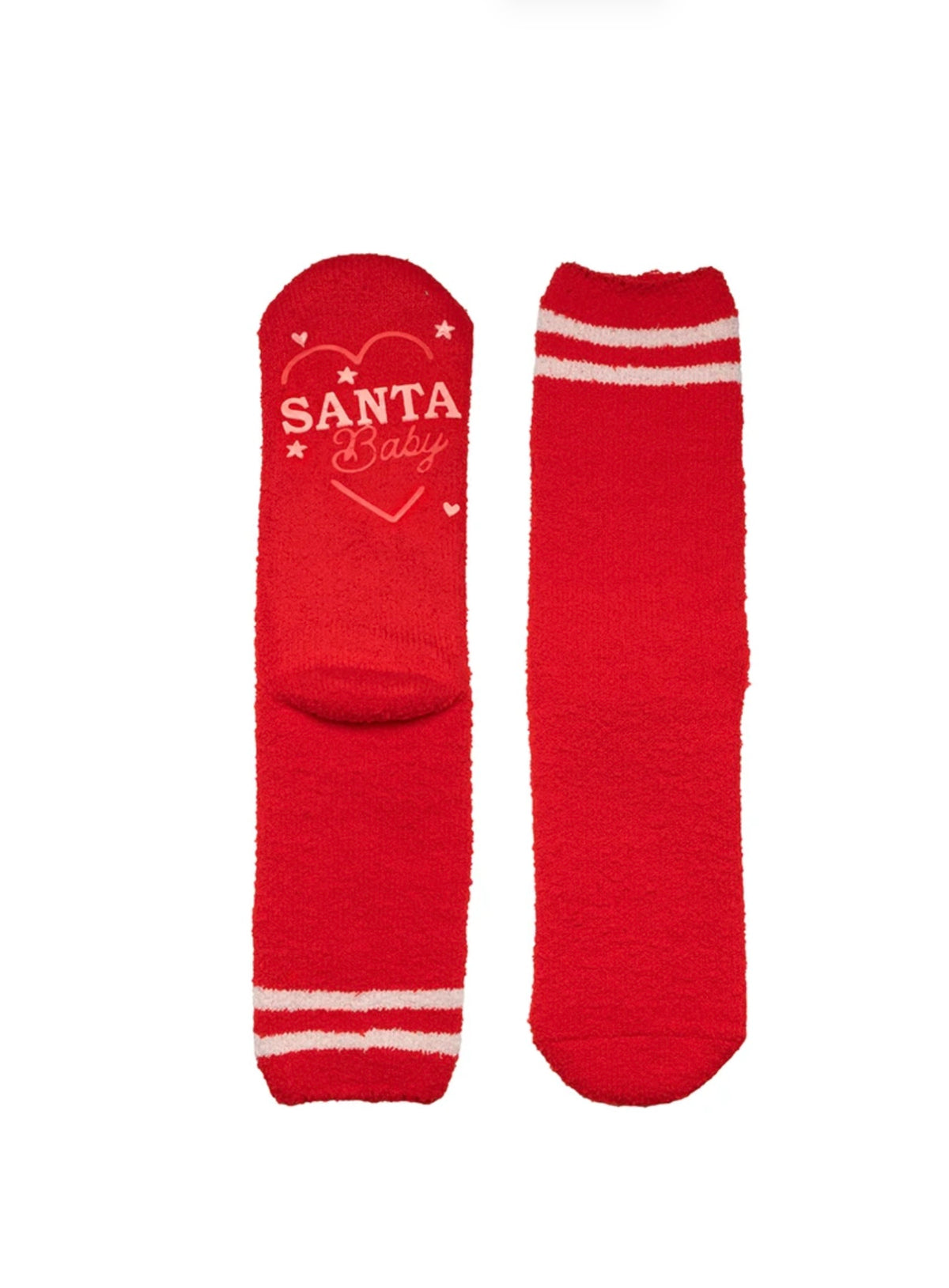 Living Royal- Santa Baby Fuzzy Crew Socks