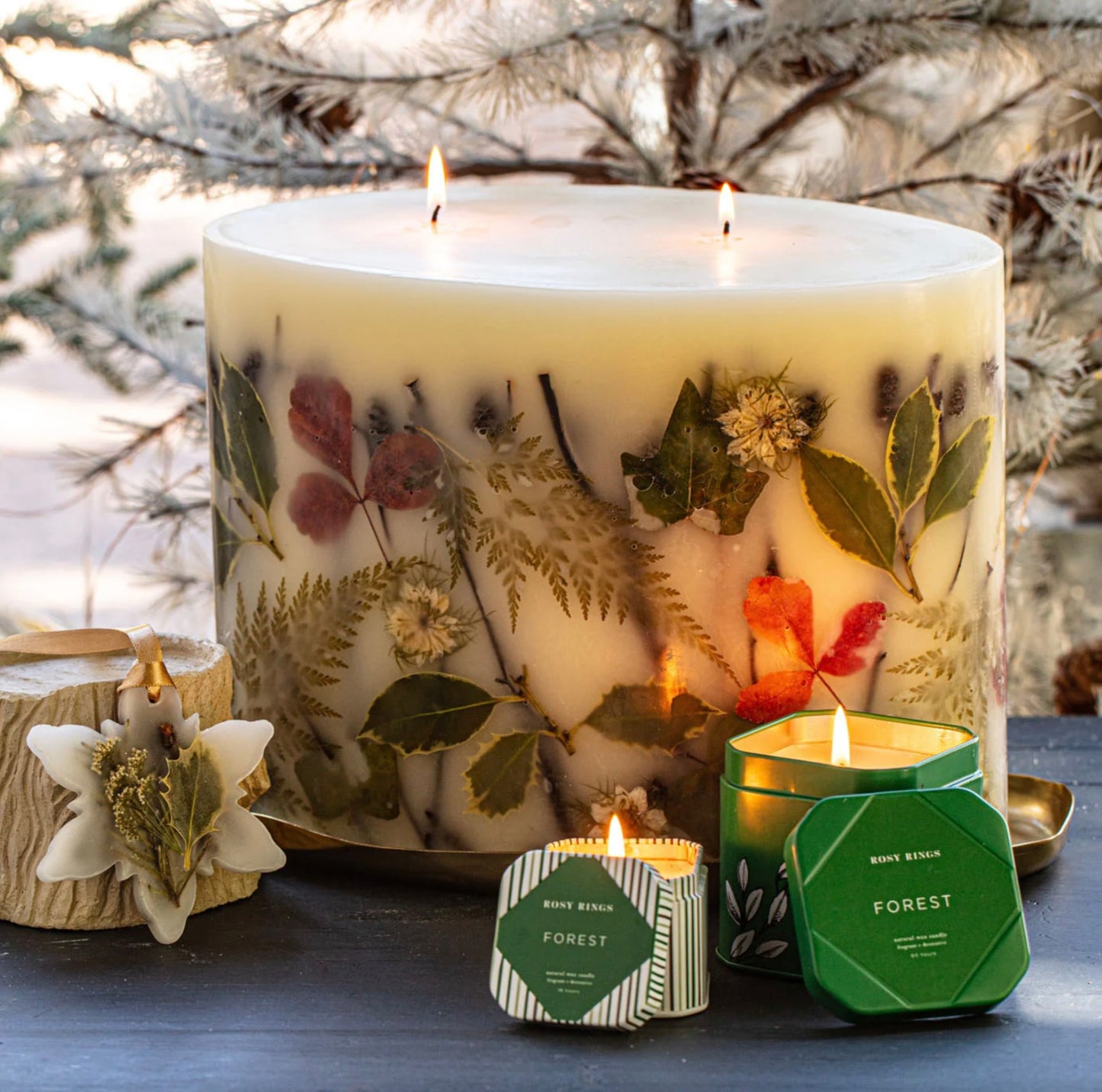 Rosy Rings- Forest Small Tin Candle