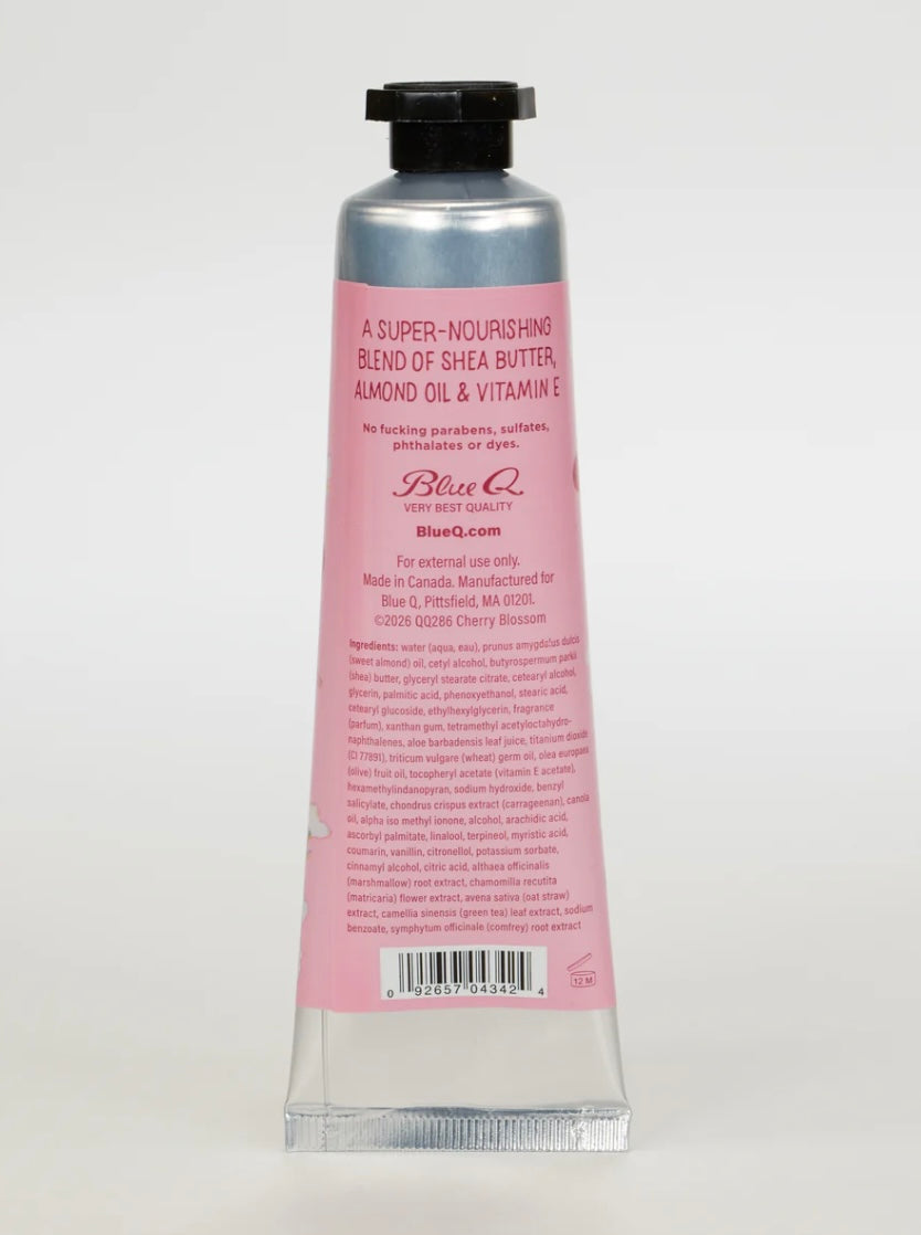 Blue Q- I’m A Delicate Fucking Flower Hand Cream- Wild Cherry Blossom