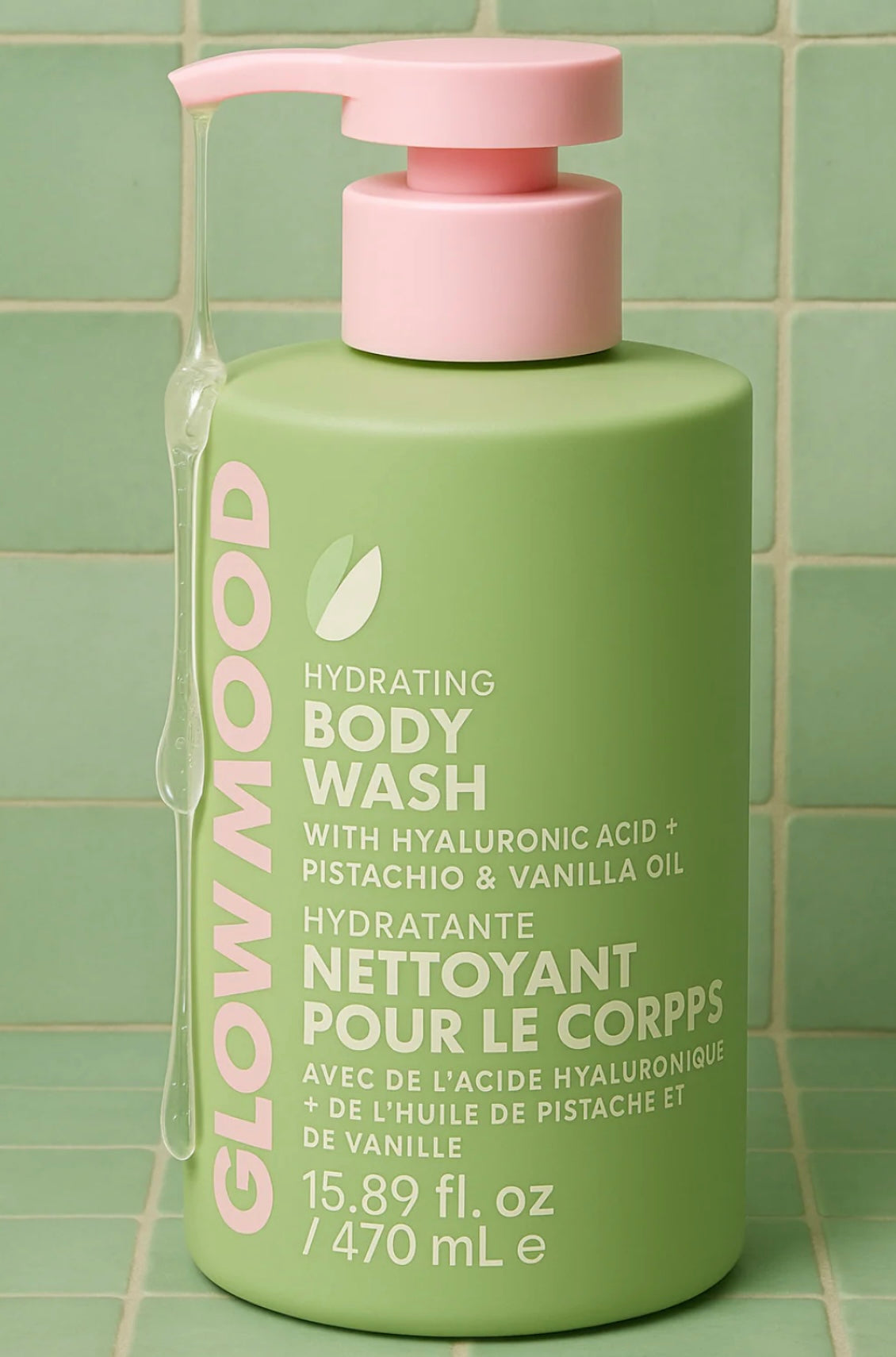Glow Mood- Pistachio & Vanilla Body Wash