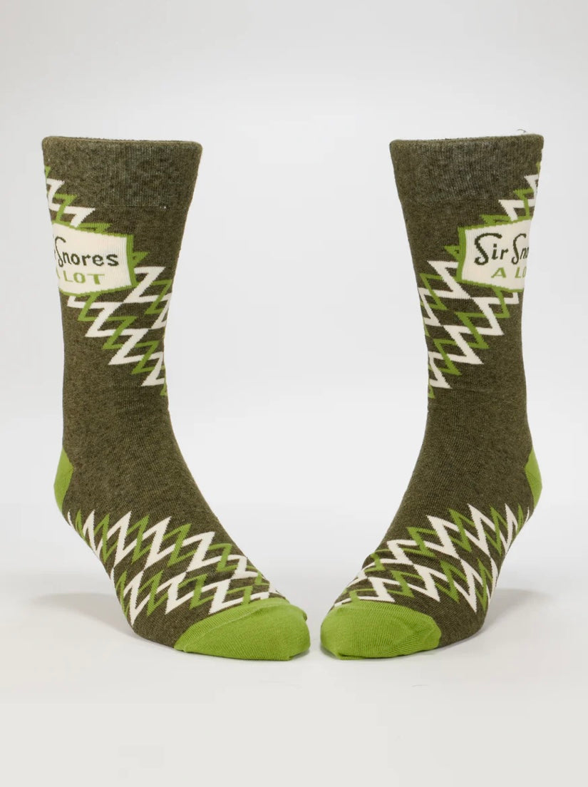 Blue Q- Sir Snores A Lot- Men’s Socks
