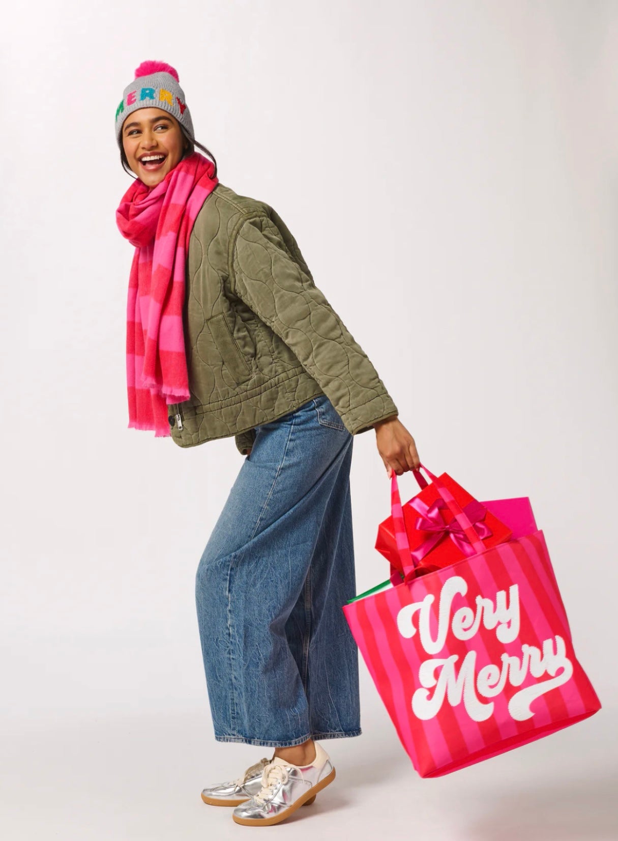 Shiraleah- Very Merry Tote Bag