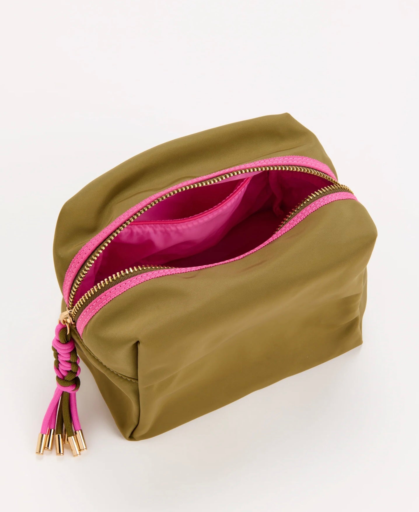 Shiraleah- Jet Large Boxy Zip Pouch- Olive