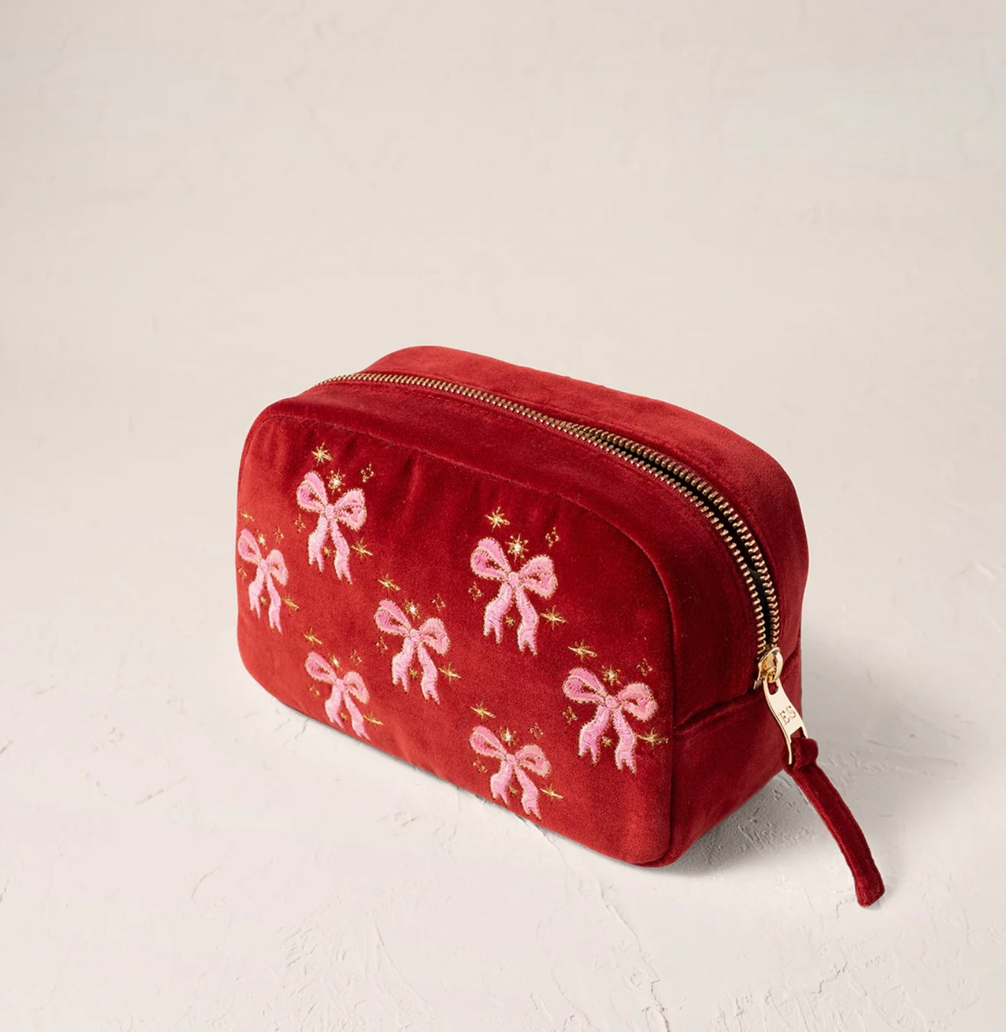 Elizabeth Scarlett- Dazzling Bows Makeup Bag