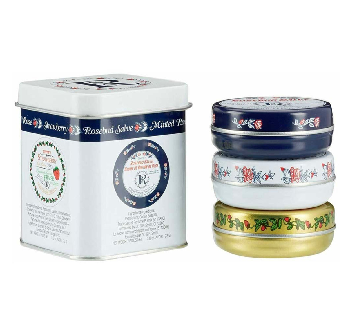 Rosewood Perfume Company- Lavish Layers- 3 Set Lip Balm Tims