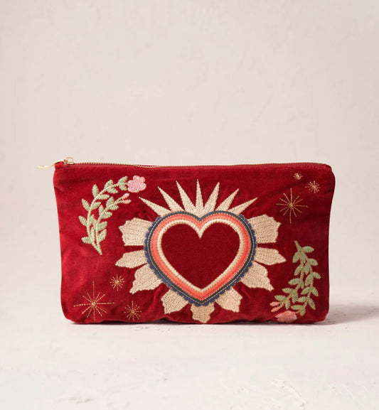 Elizabeth Scarlett- Sacred Heart Everyday Pouch