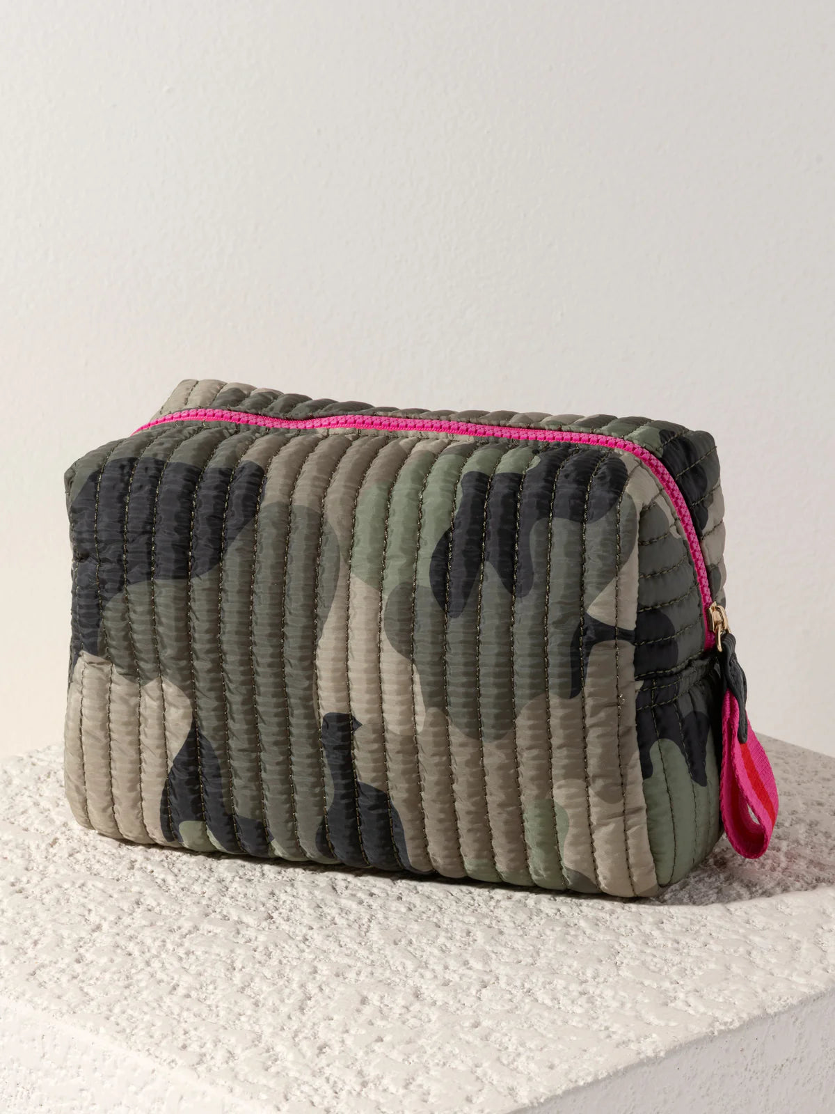 Shiraleah - Ezra Large Boxy Cosmetic Pouch - Camo