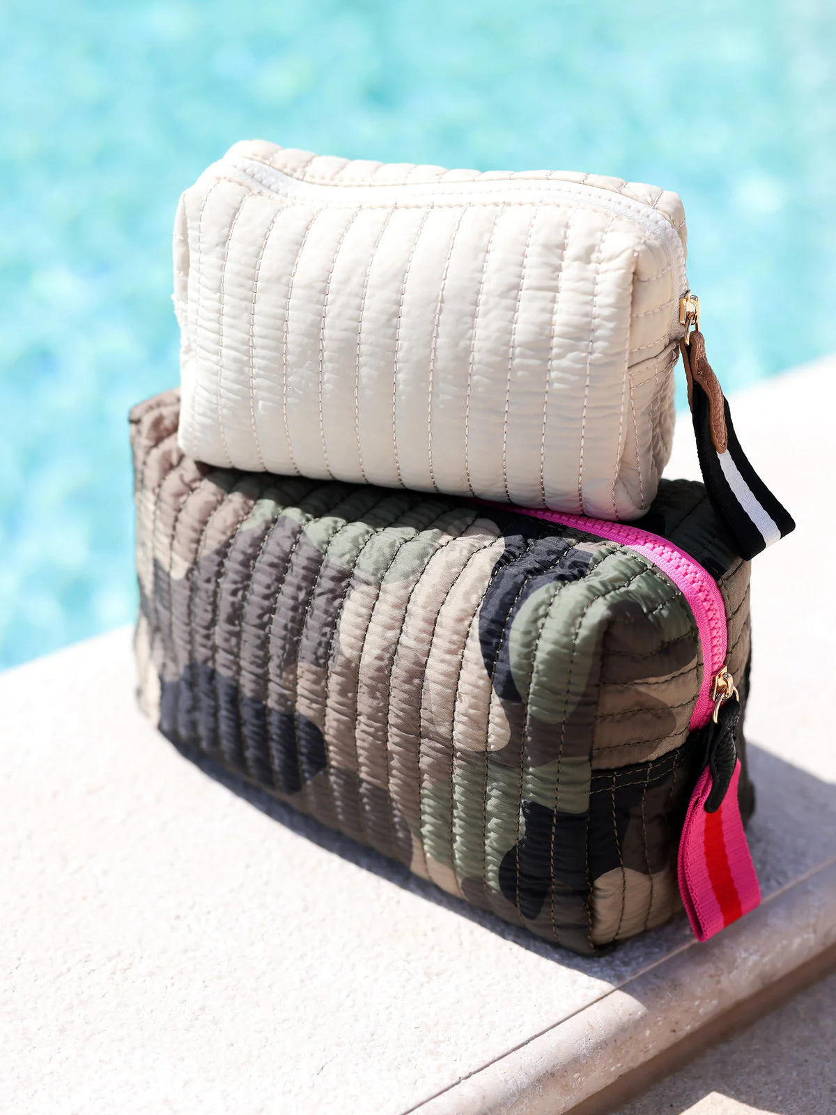 Shiraleah - Ezra Large Boxy Cosmetic Pouch - Camo