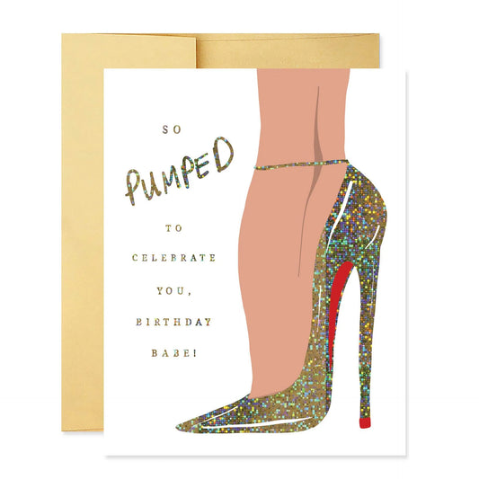 Good Juju Ink Card - Pumped Birthday