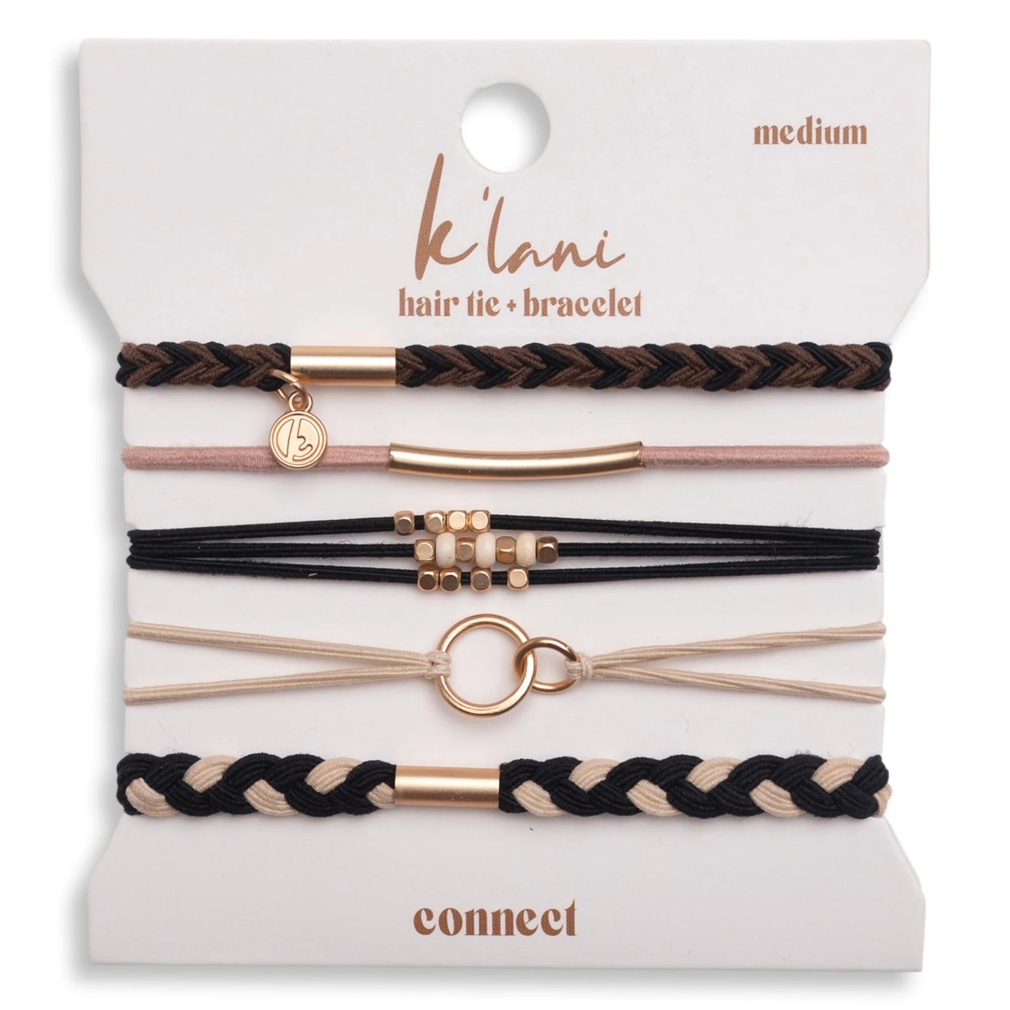K’Lani - Hair Tie Bracelets “Connect” (size medium)
