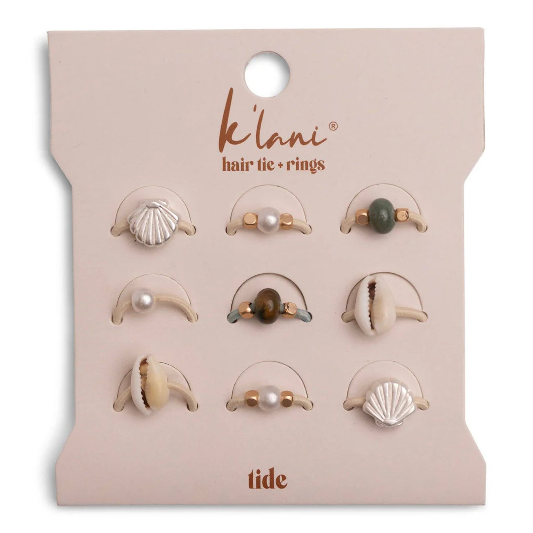 K’Lani - Hair Tie Rings “Tide” (size medium)