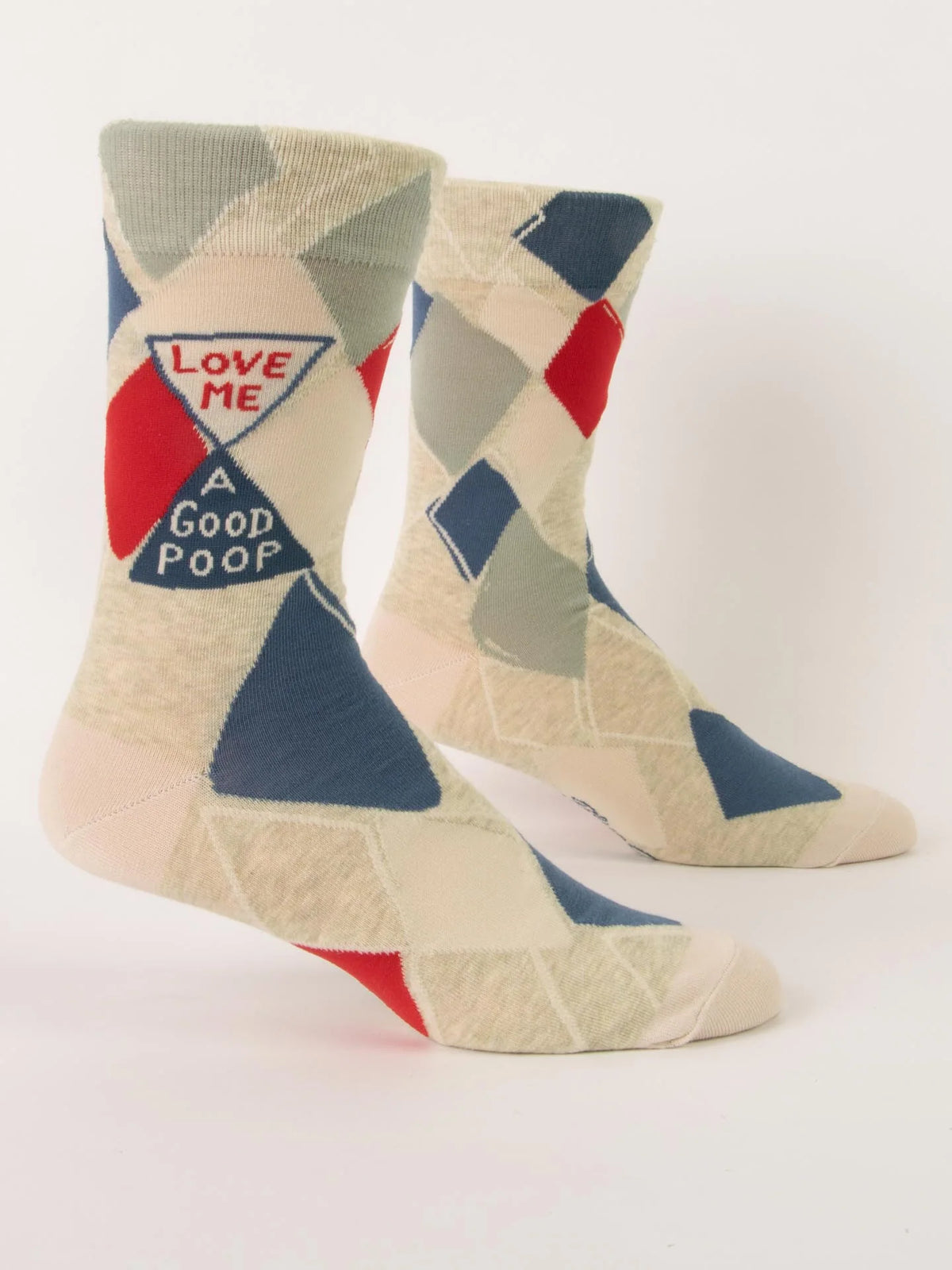 Blue Q - Love Me A Good Poop - Men’s Socks