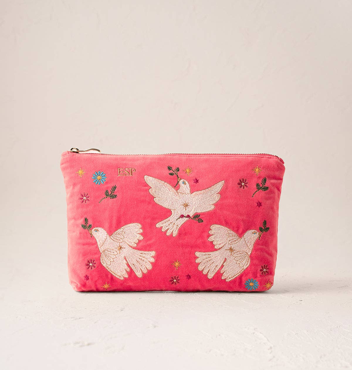 Elizabeth Scarlett- Doves of Peace Everyday Pouch