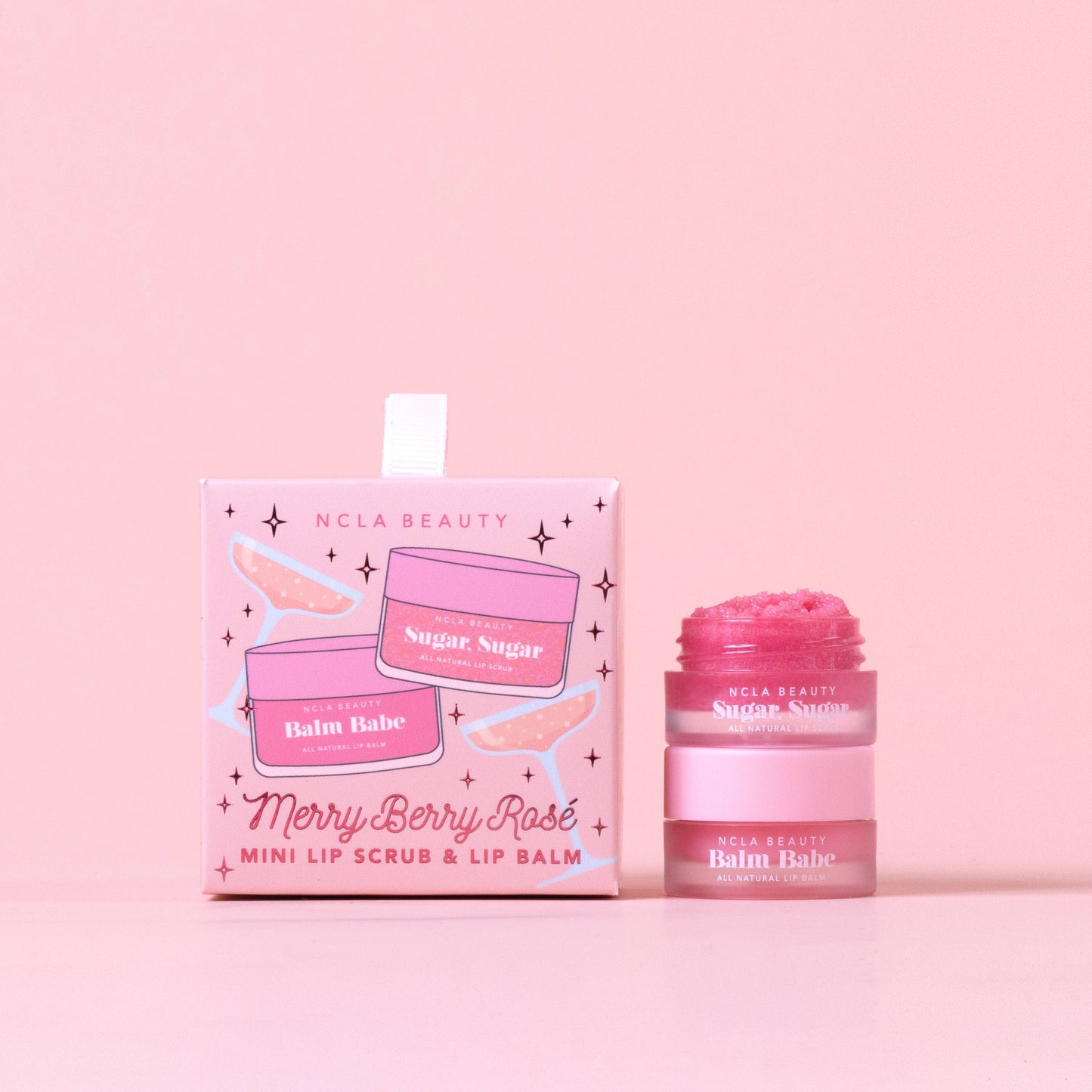 NCLA Beauty - Merry Berry Rose Lip Treatment Holiday Ornament Gift Set
